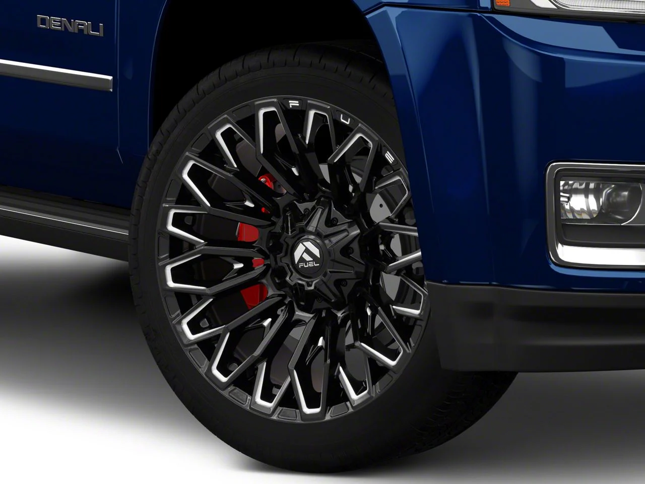 Hartes Metal Strike Gloss Black Milled 6-Lug Wheel; 22x10; -18mm Offset (15-20 Yukon)