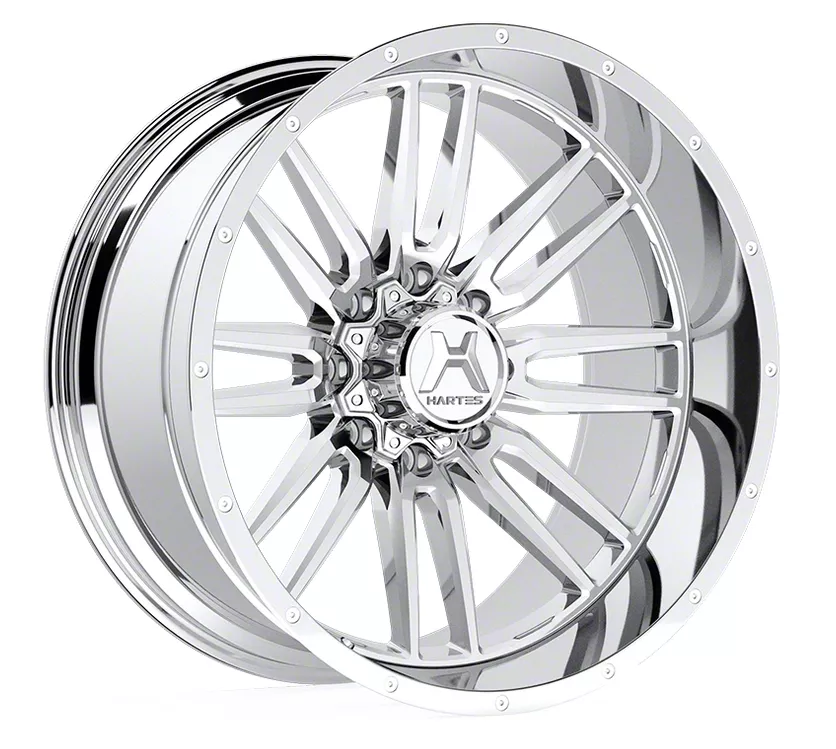 Hartes Metal Whipsaw Polished 6-Lug Wheel; 24x12; -44mm Offset (19-26 RAM 1500)