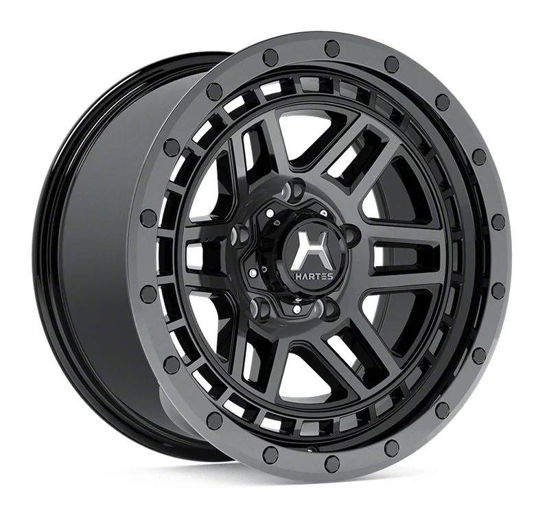 Hartes Metal Beast Matte Black Machined with Satin Dark Tint 6-Lug Wheel; 17x8.5; 20mm Offset (19-23 Ranger)