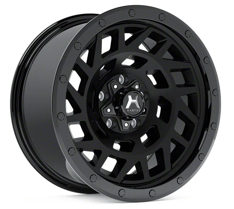Hartes Metal Monster Matte Black with Gloss Black Bolts 6-Lug Wheel; 18x9; 20mm Offset (21-26 Tahoe)