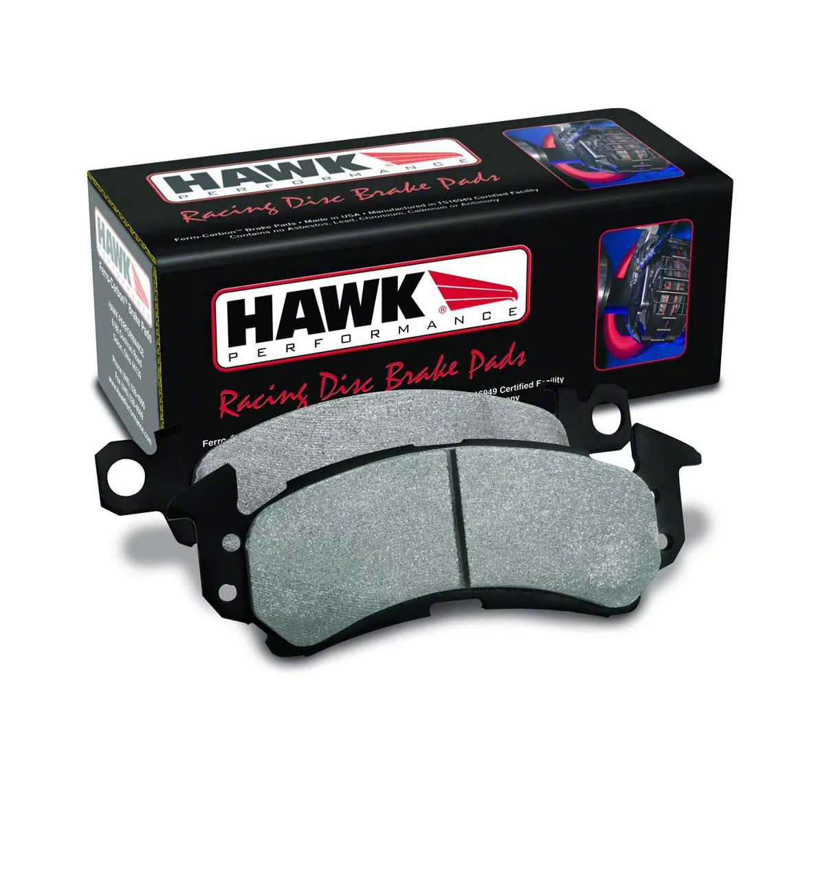 Hawk Performance Blue 9012 Brake Pads; Rear Pair (08-14 Challenger SRT8; 15-23 Challenger w/ 4 or 6-Piston Front Calipers)