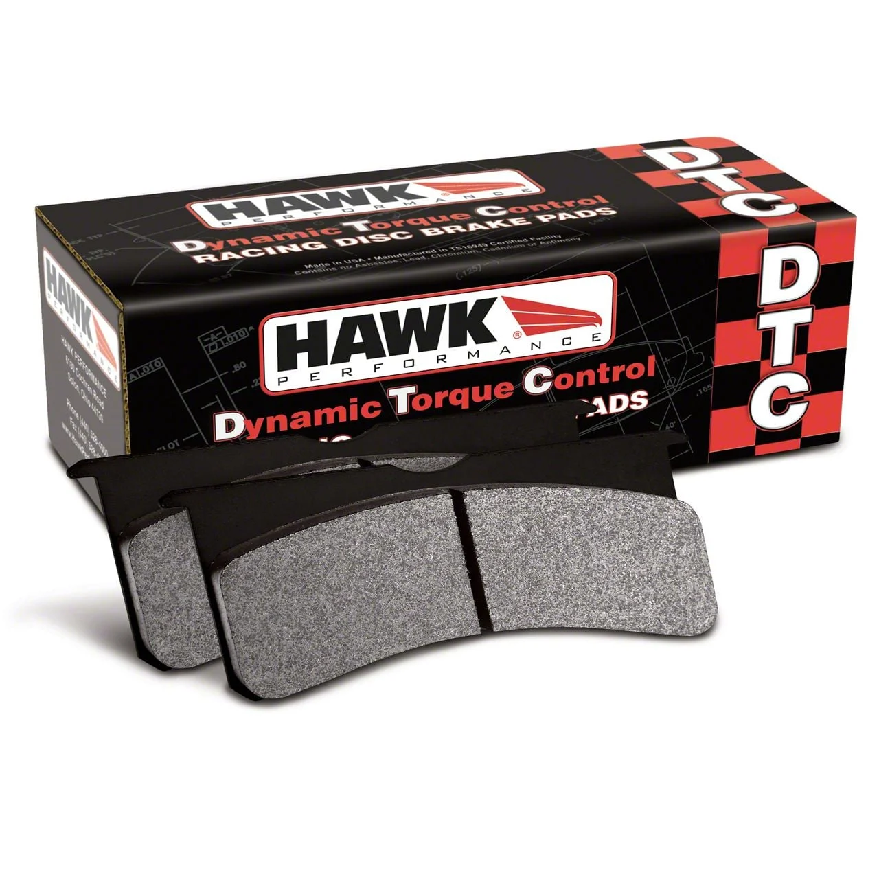 Hawk Performance HT-14 Brake Pads; Rear Pair (08-14 Challenger SRT8; 15-23 Challenger w/ 4 or 6-Piston Front Calipers)
