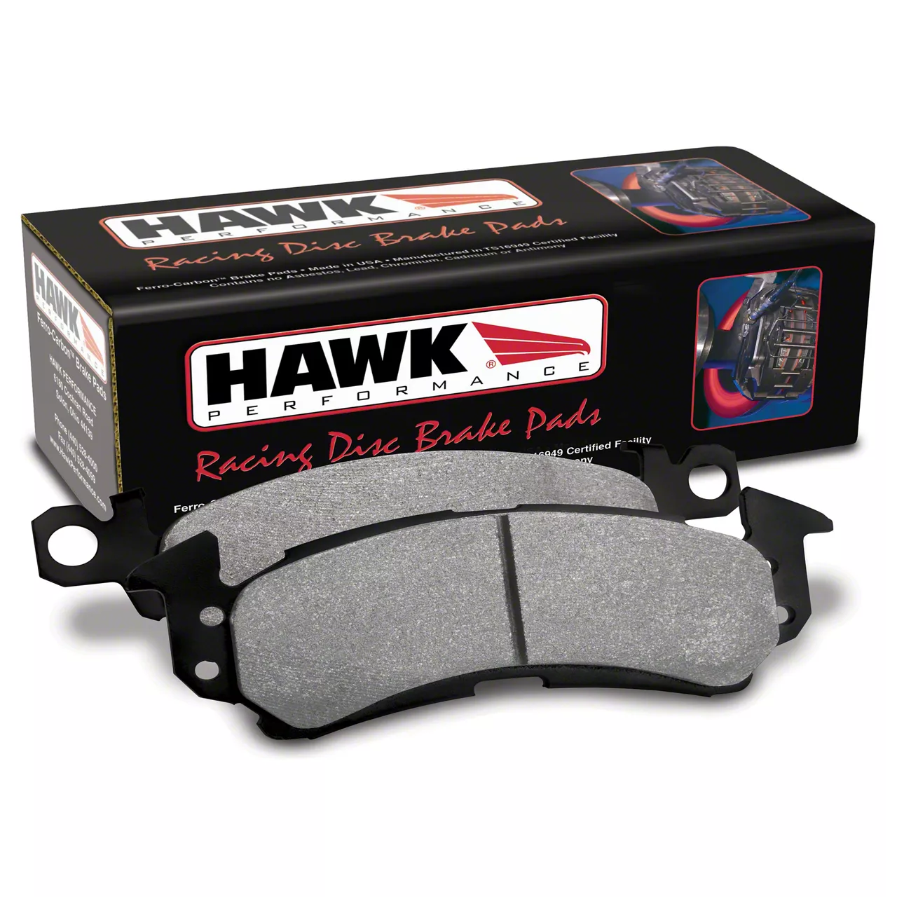 Hawk Performance HP Plus Brake Pads; Front Pair (2000 Mustang Cobra R)