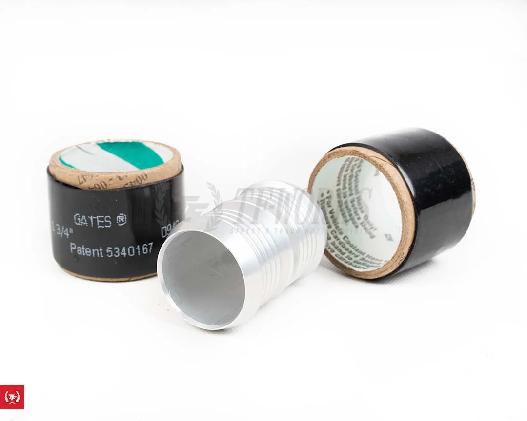 1.25" (32mm) Radiator Hose DIY Kit with Aluminum Joiner + Power Grip Hose Clamp