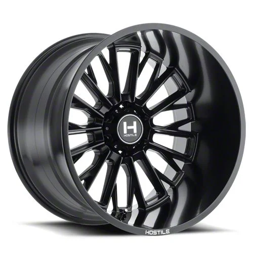 Hostile Fury Asphalt 6-Lug Wheel; 20x9; 12mm Offset (07-14 Yukon)
