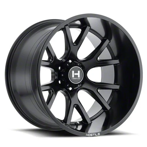 Hostile Rage Asphalt 6-Lug Wheel; 20x9; 12mm Offset (07-14 Yukon)