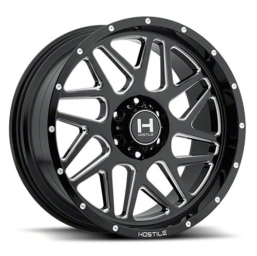 Hostile Sprocket Blade Cut 6-Lug Wheel; 20x9; 0mm Offset (07-14 Yukon)