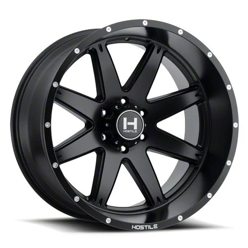 Hostile Alpha Asphalt 5-Lug Wheel; 20x12; -44mm Offset (09-18 RAM 1500)