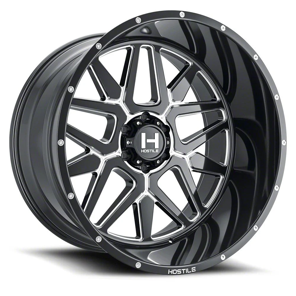 Hostile Diablo Blade Cut 5-Lug Wheel; 20x9; 12mm Offset (09-18 RAM 1500)
