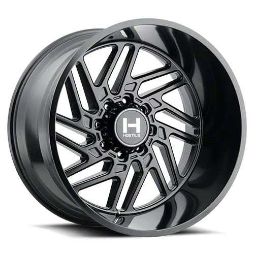 Hostile Jigsaw Asphalt 8-Lug Wheel; 20x9; 12mm Offset (06-08 RAM 1500 Mega Cab)