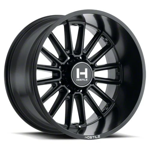 Hostile Predator Asphalt 8-Lug Wheel; 20x9; 12mm Offset (06-08 RAM 1500 Mega Cab)