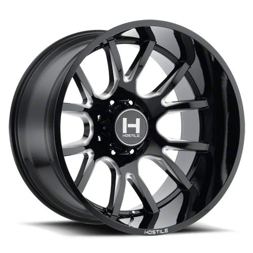 Hostile Rage Blade Cut 8-Lug Wheel; 20x9; 12mm Offset (06-08 RAM 1500 Mega Cab)