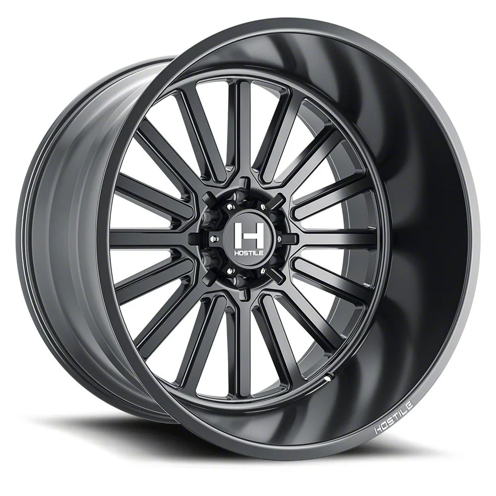 Hostile Titan Asphalt 5-Lug Wheel; 20x9; 12mm Offset (09-18 RAM 1500)