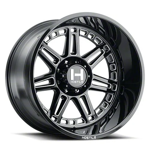 Hostile Lunatic Blade Cut 8-Lug Wheel; 20x9; 12mm Offset (07-10 Sierra 3500 HD SRW)