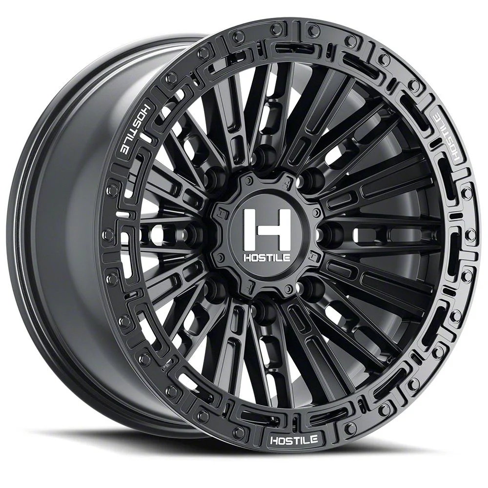 Hostile Mojave Asphalt 8-Lug Wheel; 20x9; 12mm Offset (07-10 Sierra 3500 HD SRW)