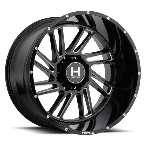 Hostile Stryker Blade Cut 8-Lug Wheel; 20x9; 12mm Offset (07-10 Sierra 3500 HD SRW)