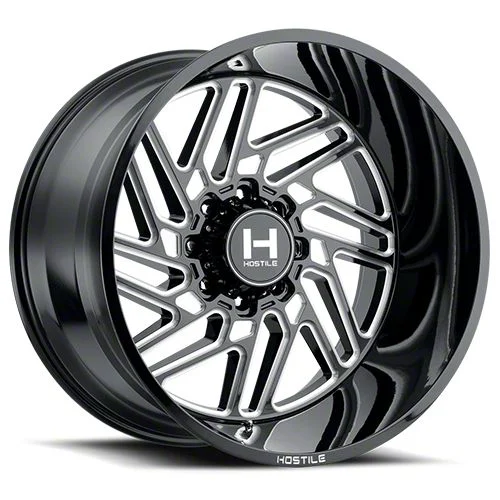 Hostile Jigsaw Blade Cut 8-Lug Wheel; 20x9; 12mm Offset (07-10 Silverado 2500 HD)