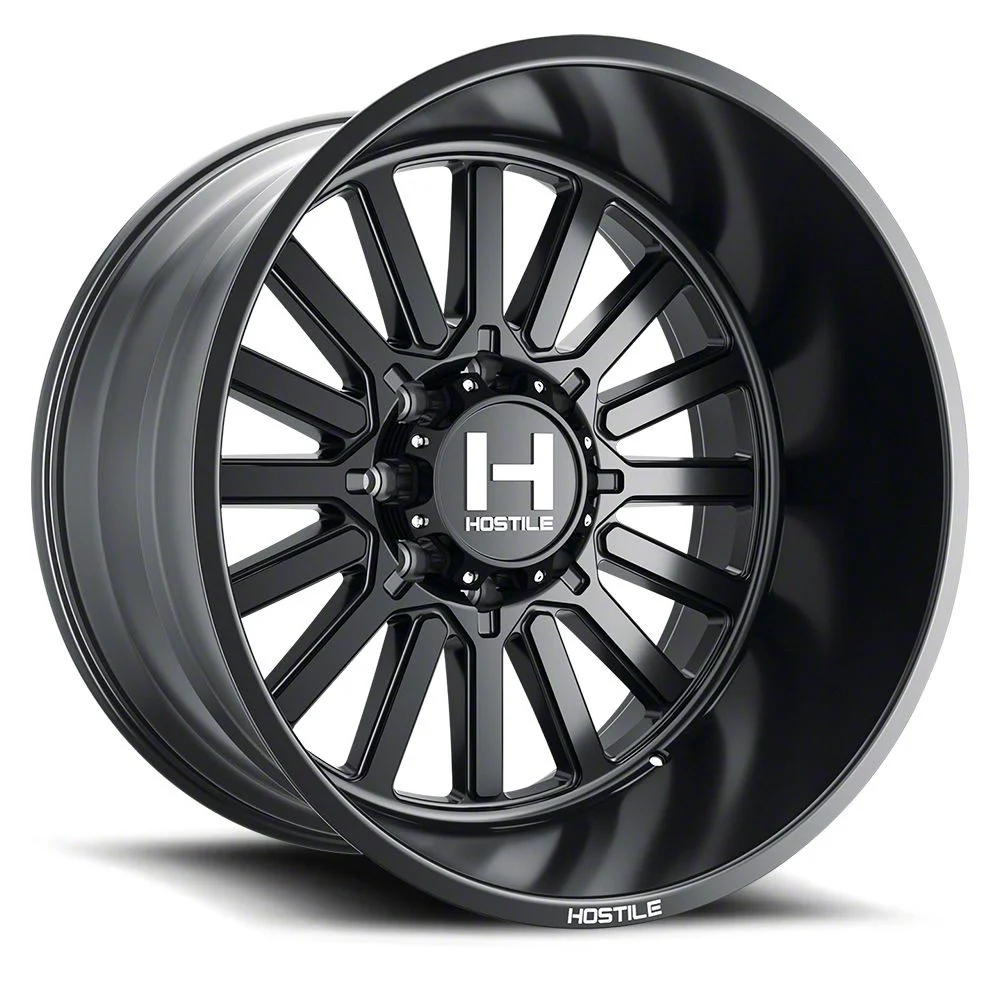 Hostile Titan Asphalt 8-Lug Wheel; 20x9; 12mm Offset (07-10 Silverado 2500 HD)