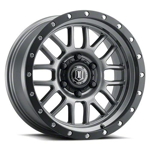 ICON Alloys Alpha Titanium 6-Lug Wheel; 17x8.5; 0mm Offset (07-14 Yukon)