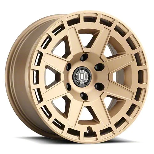 ICON Alloys Compass Satin Brass 6-Lug Wheel; 17x8.5; 0mm Offset (07-14 Yukon)