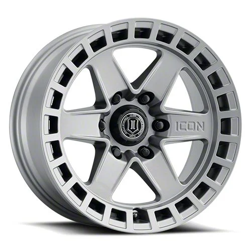 ICON Alloys Raider Titanium 6-Lug Wheel; 17x8.5; 0mm Offset (07-14 Yukon)