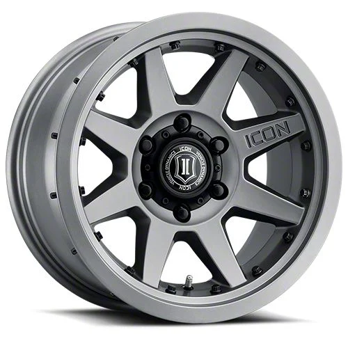 ICON Alloys Rebound Pro Titanium 6-Lug Wheel; 17x8.5; 0mm Offset (07-14 Yukon)
