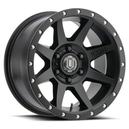 ICON Alloys Rebound Satin Black 6-Lug Wheel; 18x9; 0mm Offset (07-14 Yukon)