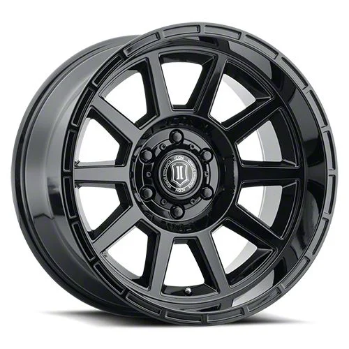 ICON Alloys Recoil Gloss Black 6-Lug Wheel; 20x10; -24mm Offset (07-14 Yukon)