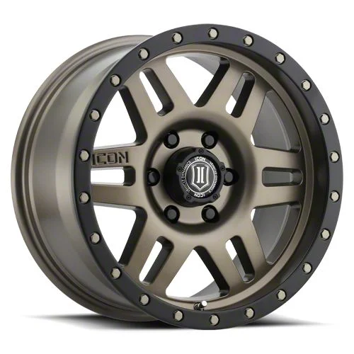 ICON Alloys Six Speed Bronze 6-Lug Wheel; 17x8.5; 25mm Offset (07-14 Yukon)