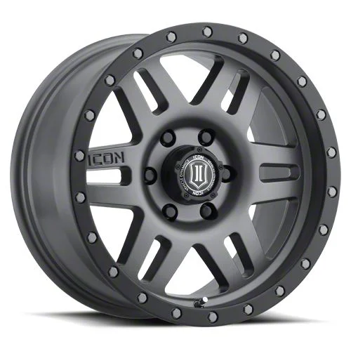 ICON Alloys Six Speed Titanium 6-Lug Wheel; 17x8.5; 25mm Offset (07-14 Yukon)
