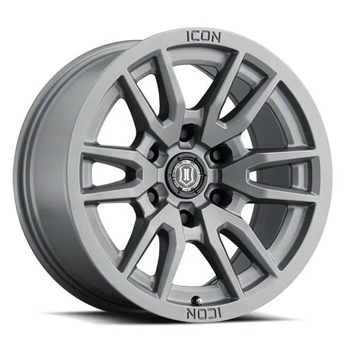 ICON Alloys Vector 6 Titanium 6-Lug Wheel; 17x8.5; 0mm Offset (07-14 Yukon)