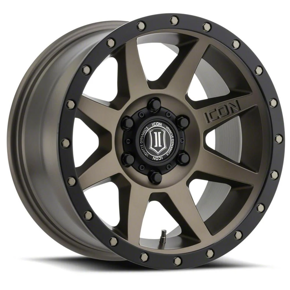 ICON Alloys Rebound Bronze 6-Lug Wheel; 18x9; 25mm Offset (19-23 Ranger)
