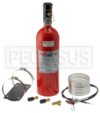 (H) FireBottle 5lb. Halon Pull System, Compact