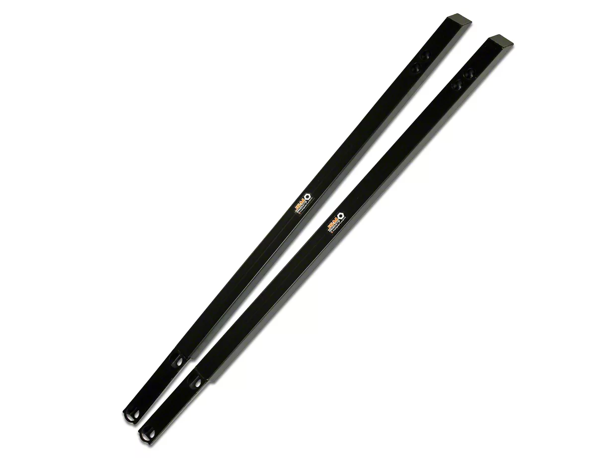J&M Full Length Jacking Rails; Bare (15-26 Mustang Convertible)