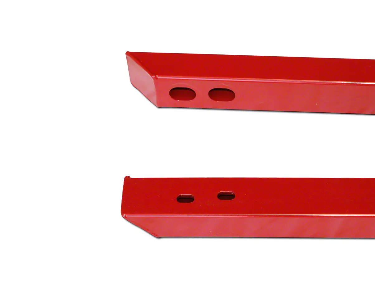 J&M Full Length Jacking Rails; Bare (15-26 Mustang Fastback)