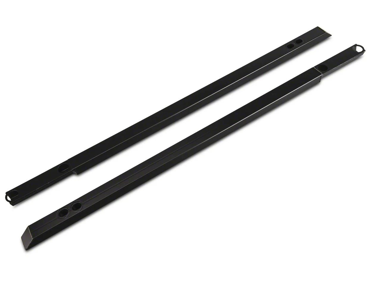 J&M IRS Support Jacking Rails; Black (15-26 Mustang)