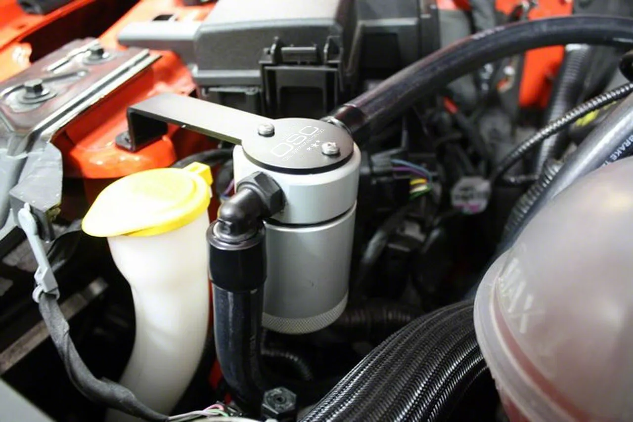 J&L 3.0 Oil Separator; Clear/Satin Anodized; Passenger Side (15-23 GT w/ Whipple Supercharger)