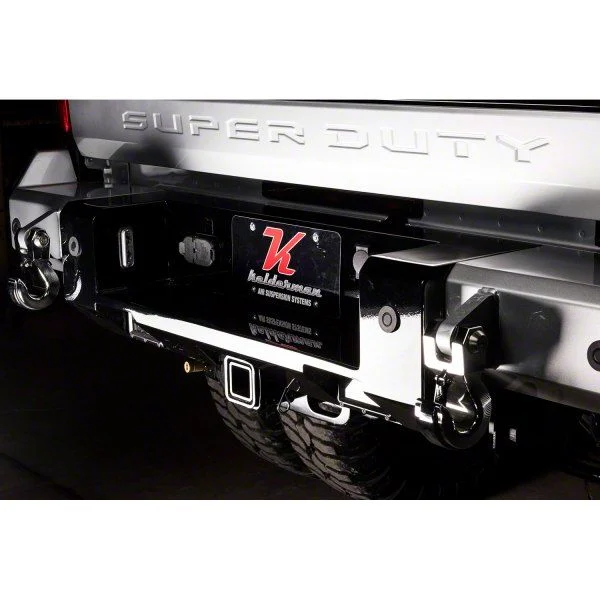 Kelderman Bravo Series Rear Bumper with Clevis Hook Mounts; Bare Steel (19-26 RAM 2500)