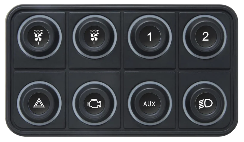 ECUMaster CAN Keyboard - 8 Position