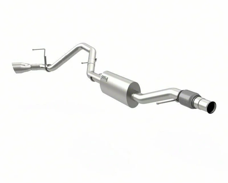 Kooks Single Exhaust System with Polished Tips; Side Exit (21-26 5.3L Tahoe)