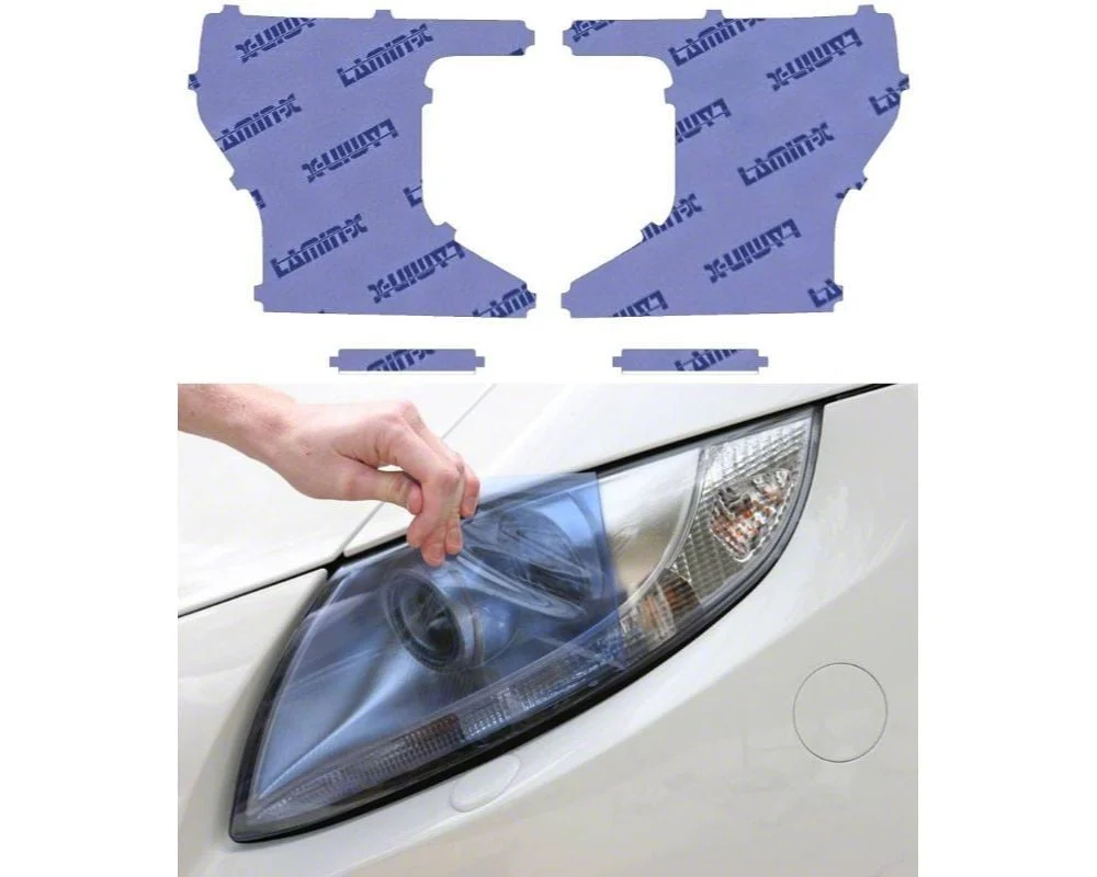 Lamin-X Headlight Tint Covers; Blue (20-22 F-250 Super Duty)