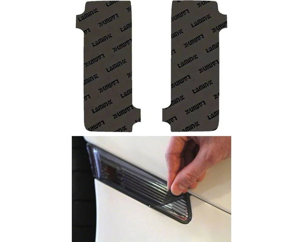 Lamin-X Reverse Light Tint Covers; Gunsmoke (20-22 F-250 Super Duty)