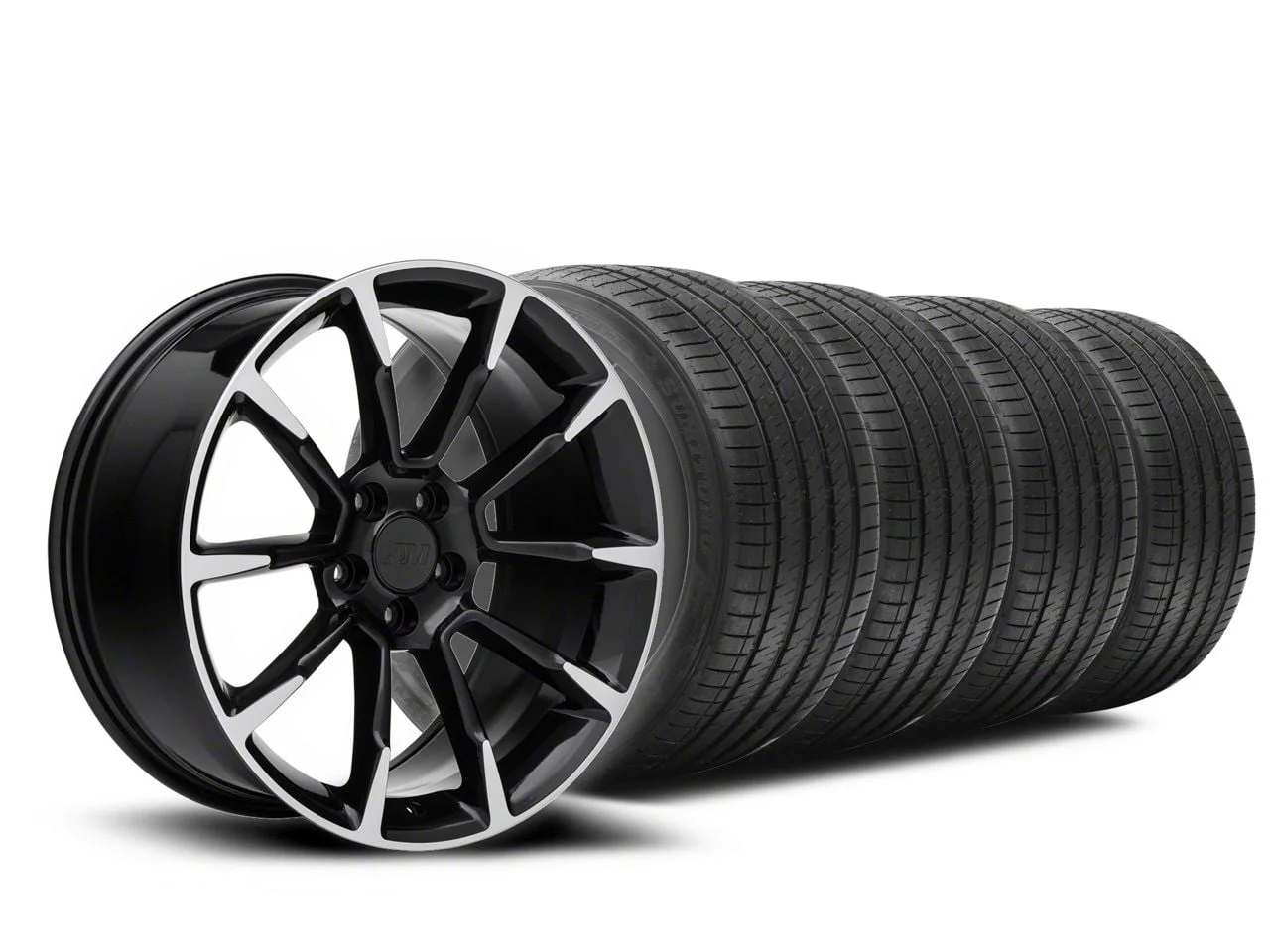 19x8.5 11/12 GT/CS Style Wheel & NITTO High Performance INVO Tire Package (05-14 Mustang)