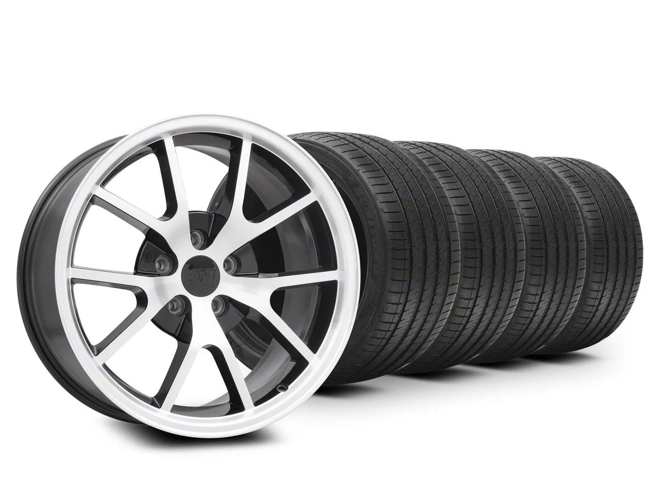 18x9 FR500 Style Wheel & Sumitomo High Performance HTR Z5 Tire Package (05-14 Mustang)