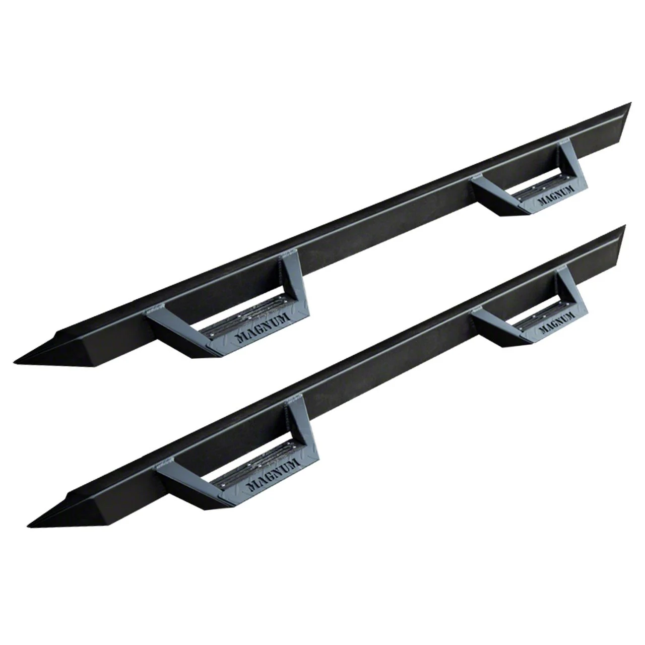CYC Engineering RT Drop Side Step Bars; Black Textured (20-26 Sierra 3500 HD Crew Cab)