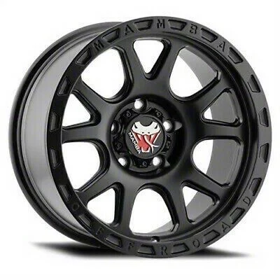 Mamba Offroad Wheels M27 Matte Black 6-Lug Wheel; 20x9; 12mm Offset (07-13 Sierra 1500)