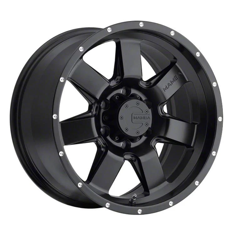Mamba Offroad Wheels M14 Matte Black 6-Lug Wheel; 17x9; 12mm Offset (07-13 Silverado 1500)