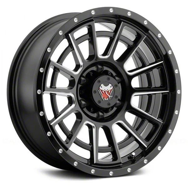 Mamba Offroad Wheels M22 Matte Black Machined 6-Lug Wheel; 20x9; 12mm Offset (07-14 Yukon)
