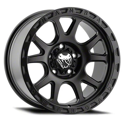 Mamba Offroad Wheels M27 Matte Black 6-Lug Wheel; 18x9; 12mm Offset (19-26 RAM 1500)