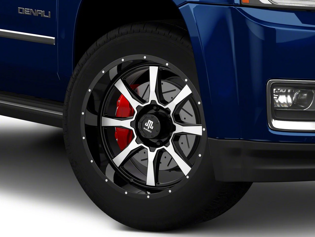 Mammoth High Roller Gloss Black Machined 6-Lug Wheel; 20x10; -24mm Offset (15-20 Yukon)